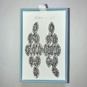 Sterling silver drop earrings